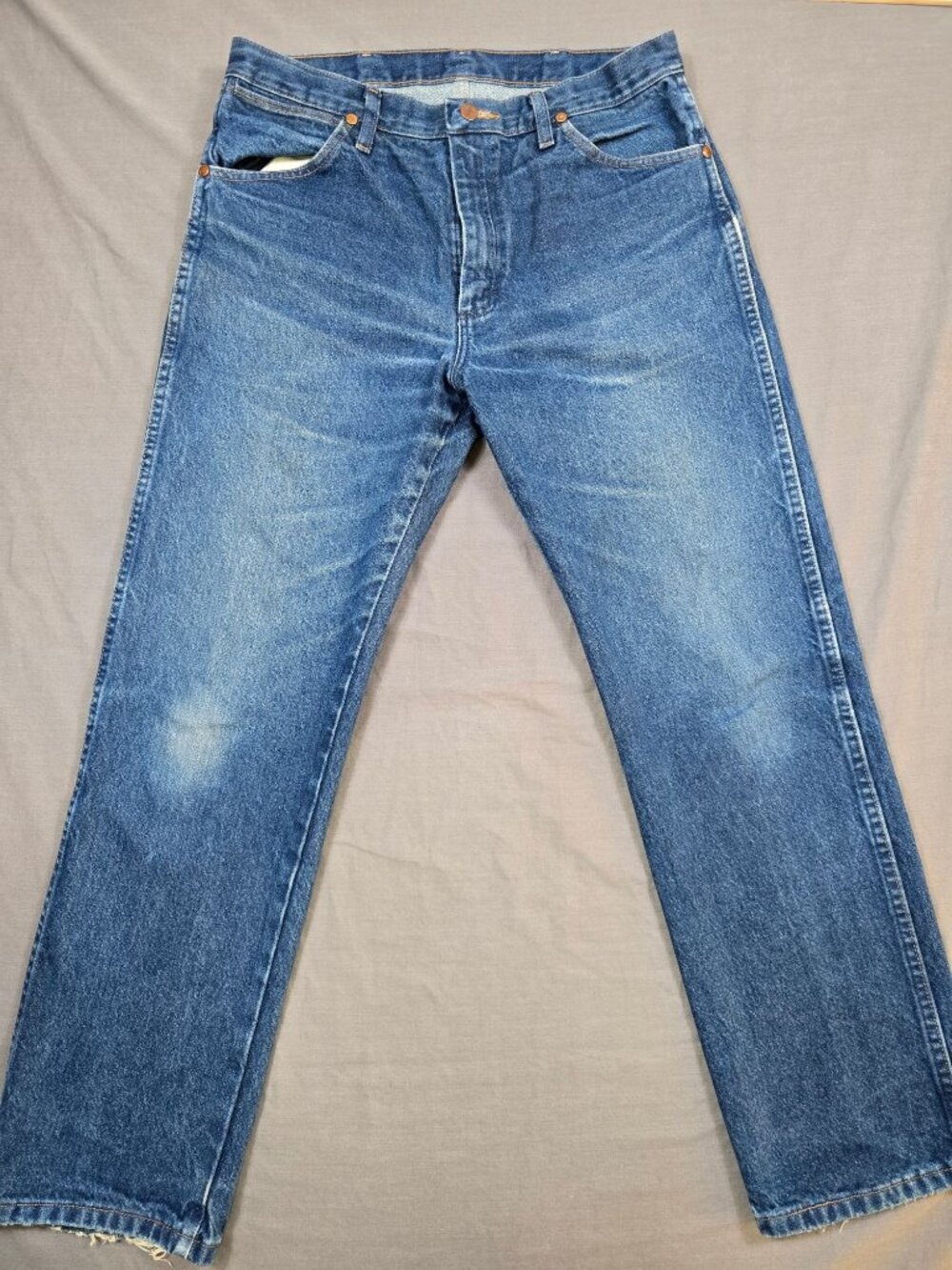 Wrangler Mens Blue Jeans Size 34 X 30 100% Cotton